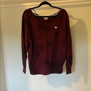 PINK Victoria's Secret Burgundy Sweatshirt